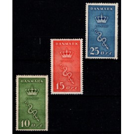 1929 - Danmark - AFA 178-80 - Frimærke - Postfrisk.